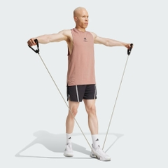 Áo ba lỗ Adidas Nam Chính Hãng - Les Mills Graphic Tank Top - Màu Đất sét | JapanSport JJ1436