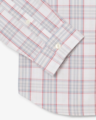 Áo Sơ Mi Lacoste Chính Hãng - Slim Fit Stretch Plaid Shirt - Màu Hồng | JapanSport CH3745-51-CCI