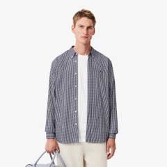 Áo Sơ Mi Lacoste Chính Hãng - Regular Fit Checked - Màu Ghi | JapanSport CH2932-51-522