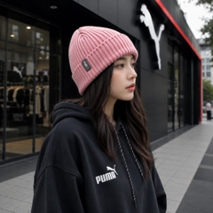 Mũ len Puma Chính Hãng - Classic Low Crown Beanie Jr - Màu Hồng | JapanSport 026559-02