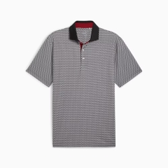 Áo Polo Puma Chính Hãng - MATTR Century Men's Golf Polo - Màu Trắng Đen | JapanSport  627487-08