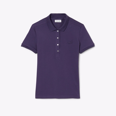 Áo Polo Lacoste nữ Chính hãng - L.12.D Slim Fit Stretch Petit Piqué - Màu Tím | JapanSport PF5462-51-ZSV