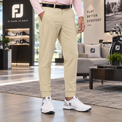 Quần dài Footjoy Nam Chính Hãng - Temperature Control Jogger Pants - Màu Be | JapanSport 38628 FJ-F25-P01