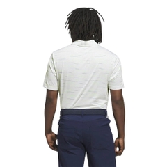 Áo Polo Adidas Chính Hãng -  Men's Ultimate365 Mesh Glimmer Print - Màu Trắng | JapanSport JL5275