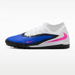 Giày Đá bóng Nike Chính Hãng - Nike Phantom 6 High Academy - Màu Trắng/Xanh | JapanSport HQ2277-446