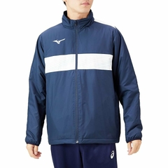 Áo Khoác Mizuno Chính Hãng - Soccer Wear TM Warmer Shirt - Màu Navy | JapanSport P2ME2590-14
