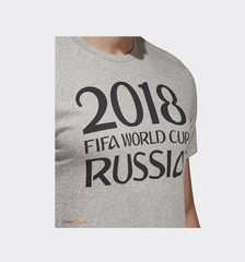 Áo Phông Adidas Chính Hãng -  FIFA World Cup Logotype - Màu Xám| JapanSport CW2083