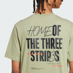 Áo Phông Adidas Nam Chính Hãng - Brand Love Signature Japaaphic Tee - Màu Xanh | JapanSport IW2682