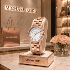 Đồng hồ Michael Kors Nữ Chính hãng - Norie Petite Rose Gold-Tone - Màu Vàng Hồng | JapanSport MK3558