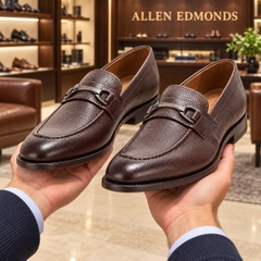 Giày Allen Edmonds Nam Chính Hãng - SIDNEY, DARK BROWN LE - Màu Nâu | JapanSport 8325