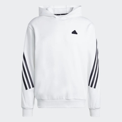 Áo Khoác Adidas Nam Chính Hãng - FUTURE ICONS 3-STRIPES HOODIE - Trắng | JapanSport IC6720