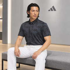 Áo Polo Adidas Nam Chính Hãng - Polo golf adidas AOP - Màu Đen | JapanSport JY8225