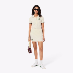Chân Váy Lacoste Nữ Chính Hãng - Textured piqué skirt - Màu Navy | JapanSport JF0522-51-XFJ