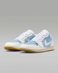 Giày Nike nữ Chính Hãng - Air Jordan 1 Low SE - Màu Xanh/ Trắng | JapanSport  HQ2004-400