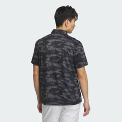 Áo Polo Adidas Chính Hãng -  All-Over Print Short-Sleeve Polo Shirt - Màu Đen | JapanSport JN1225