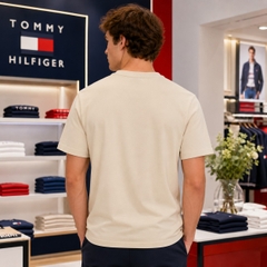 Áo Phông Tommy Hilfiger Chính Hãng - Billboard Logo Tee Shirt T-Shirt - Màu Be | JapanSport TBMJA04F-214