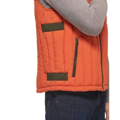 Áo Khoác Levi's Nam Chính Hãng - Quilted Utility Vest with Contrast Detailing - Màu Cam | JapanSport LM2RN393-ora