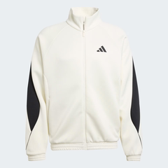 Áo Khoác Adidas Nam Chính Hãng - Stadium Tracktop - Màu Trắng | JapanSport JX5618