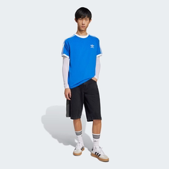 Áo Phông Adidas Nam Chính Hãng - Áo Thun 3 Sọc Adicolor Classics - Màu Xanh | JapanSport JD2880