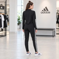 Bộ thể thao Adidas Chính Hãng - 3-STRIPES Nữ - Đen | JapanSport DV2428