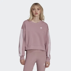 Áo Adidas Nữ Chính Hãng - Adicolor Classics Sweatshirt - Tím | JapanSport HC2027