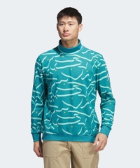 Áo Polo Adidas Nam Chính Hãng - Adicross Long Sleeve Turtleneck Polo Shirt - Màu Xanh | JapanSport IB1970
