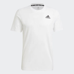Áo Phông Adidas Nam Chính Hãng - AEROREADY Designed 2 Move Sport Tee - Trắng | JapanSport GR0517