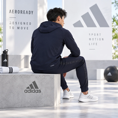 Bộ thể thao nam Adidas Chính Hãng - AEROREADY Designed To Move Sport- Màu xanh navy | JapanSport H28796+GV5301