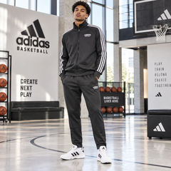 Bộ thể thao nam Adidas Chính Hãng - Basketball Select - Màu đen Carbon | JapanSport IC2413+IC2415