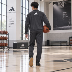 Bộ thể thao nam Adidas Chính Hãng - Basketball Select - Màu đen Carbon | JapanSport IC2413+IC2415