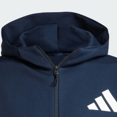 Áo Khoác Adidas Chính Hãng - Blue ZNE Full-Zip Hooded Track Jacket - Màu Xanh | JapanSport JW4718