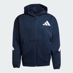 Áo Khoác Adidas Chính Hãng - Blue ZNE Full-Zip Hooded Track Jacket - Màu Xanh | JapanSport JW4718