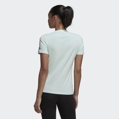Áo Phông Adidas Nữ Chính Hãng - Camiseta Essentials Slim Logo - Xanh | JapanSport HC9271
