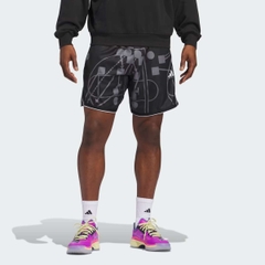 Quần Short Adidas Chính Hãng - Crazy Lite Allover - Màu Đen  | JapanSport JD2510