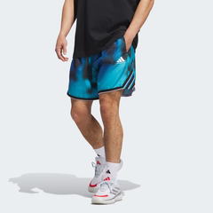 Quần Short Adidas Nam Chính Hãng - adidas Crazy Lite AOP Short - Màu Xanh | JapanSport JM6837