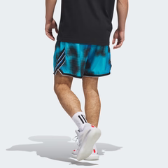Quần Short Adidas Nam Chính Hãng - adidas Crazy Lite AOP Short - Màu Xanh | JapanSport JM6837