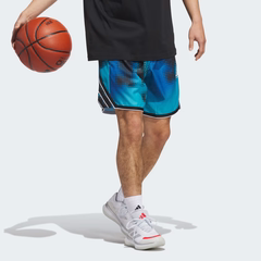 Quần Short Adidas Nam Chính Hãng - adidas Crazy Lite AOP Short - Màu Xanh | JapanSport JM6837