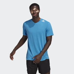 Áo Phông Adidas Nam Chính Hãng - DESIGNED FOR TRAINING TEE  - Xanh | JapanSport HB9199