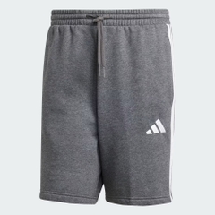 Quần Short Adidas Chính Hãng - Essentials 3-Stripes Fleece Shorts - Màu Xám | JapanSport JN2470