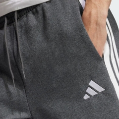 Quần Short Adidas Chính Hãng - Essentials 3-Stripes Fleece Shorts - Màu Xám | JapanSport JN2470