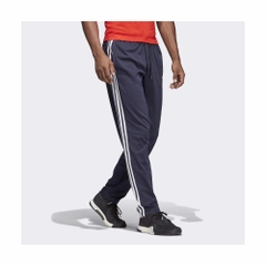Quần Adidas Nam Chính Hãng - ESSENTIALS 3-STRIPES TAPERED OPEN HEM PANTS - Xanh | JapanSport DU0457