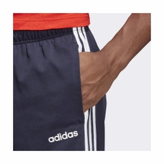 Quần Adidas Nam Chính Hãng - ESSENTIALS 3-STRIPES TAPERED OPEN HEM PANTS - Xanh | JapanSport DU0457