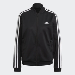Bộ Thể Thao  Adidas Nữ Chính Hãng - Essentials 3-Stripes Track Suit - Đen | JapanSport GM5534