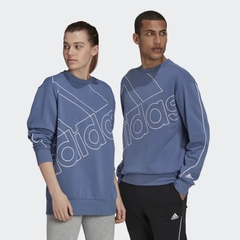 Áo dài tay nam Adidas Chính hãng - Giant Logo Sweatshirt Nam - Xanh | JapanSport GK9375