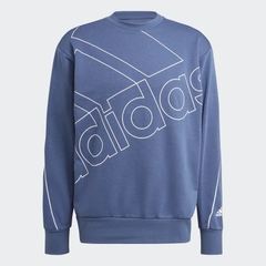 Áo dài tay nam Adidas Chính hãng - Giant Logo Sweatshirt Nam - Xanh | JapanSport GK9375