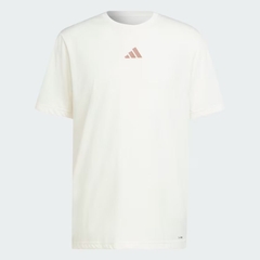 Áo Phông Adidas Nam Chính Hãng - Graphic One Rep at a Time Climacool - Màu sữa | JapanSport JJ1447