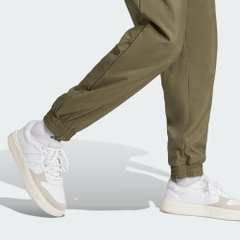 Quần Dài Adidas Chính Hãng - Green Essentials Small Logo Stanford - Màu olive | JapanSport JF1102