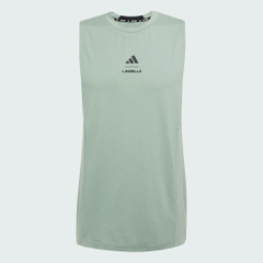 Áo ba lỗ Adidas Nam Chính Hãng - Les Mills graphic Tank top - màu xanh| JapanSport JJ1437