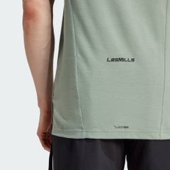 Áo ba lỗ Adidas Nam Chính Hãng - Les Mills graphic Tank top - màu xanh| JapanSport JJ1437
