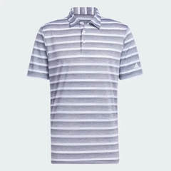 Áo Polo Adidas Nam Chính Hãng - TWO-COLOR STRIPED POLO - Màu Xanh/Xám | JapanSport HR7983